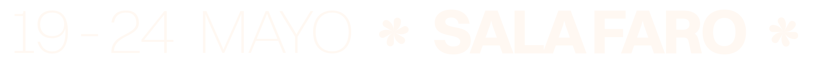 Texto estilo marquesina con fecha y lugar del festival